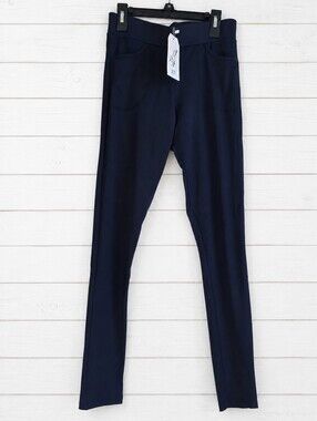 NWT CM Fashion Navy Blue Stretch Leggings Size S